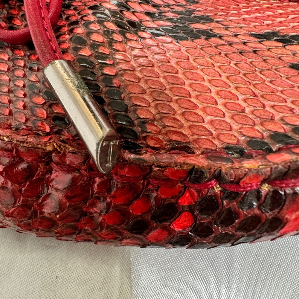 Tod’s Red Python Loafer - Picture 4 of 9